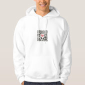 QR Love Code Hoodie (Vorderseite)