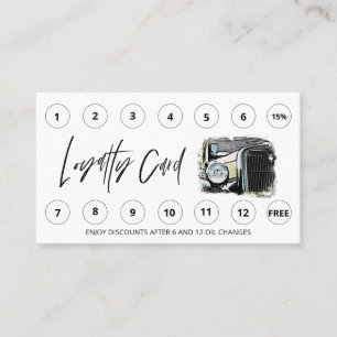 *~* QR Lube Car Wash - LOGO Rewards Auto Vielen Da Treuekarte