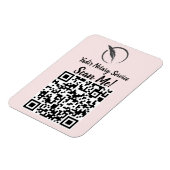 QR Magnet Car Tag (Linke Seite)