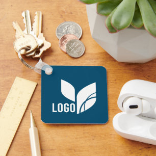 QR-Marketing für kundenspezifisches Business-Logo Schlüsselanhänger