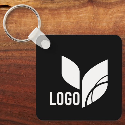 QR-Marketing für kundenspezifisches Business-Logo Schlüsselanhänger (Vorderseite)