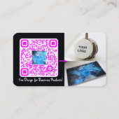 QR-Meldebogen-Visitenkarte Visitenkarte (Rückseite)