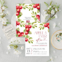 QR Modernes Appley je nach Apple-Brautparty