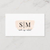 QR-Monogramm-Visitenkarte Visitenkarte (Vorderseite)