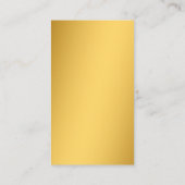 QR Nail Technischer Goldene Visitenkarte (Rückseite)
