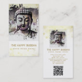 *~* QR Original Künstlerisch Buddha AP33 QR Logo Visitenkarte (Vorne/Hinten)