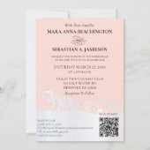 *~* QR Pastel UAWG AR2 Einladung zur Hochzeit (Rückseite)