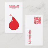 QR Phlebotomie Visitenkarte (Vorne/Hinten)