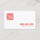 QR Phlebotomie Visitenkarte (Rückseite)