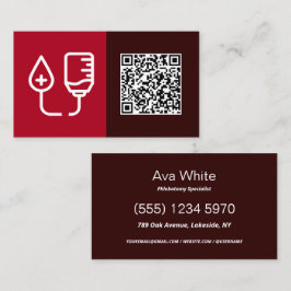 QR Phlebotomie Visitenkarte