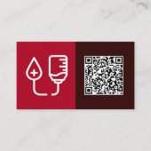 QR Phlebotomie Visitenkarte (Vorderseite)