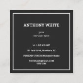 QR-Premium Telefonnummerkarte (Rückseite)