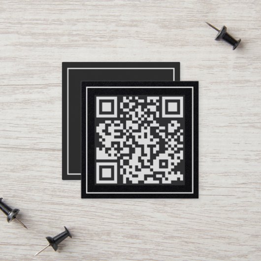 QR-Premium Telefonnummerkarte (Vorderseite/Rückseite Beispiel)