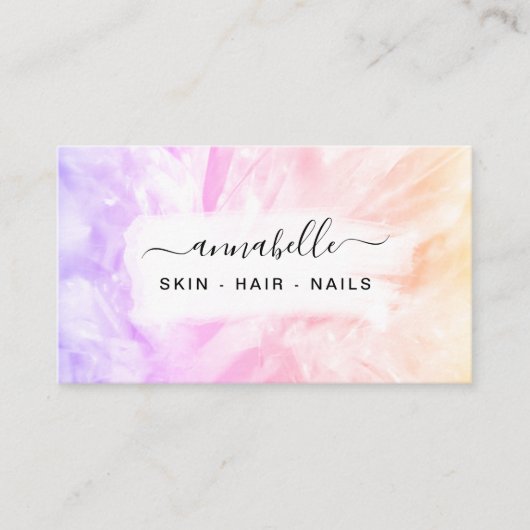 *~* QR Prism AP26 OPAL Crystal Rainbow Ethereal Visitenkarte (Vorderseite)