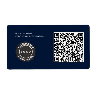 QR-Produkt-ID für moderne, einfache Geschäftslogos
