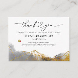 *~* QR Rabatt - DANK IHNEN ANMELDUNG AP8 Review Begleitkarte