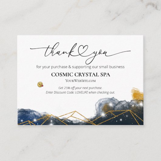 *~* QR Rabatt DANK LOGO AP8 Review Begleitkarte (Vorderseite)