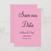 QR Rette Unser Datum, um das Datum der Fotoname Sc Begleitkarte (Vorne/Hinten)