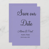 QR Rette Unser Datum, um das Datum der Fotoname Sc Begleitkarte (Vorne/Hinten)