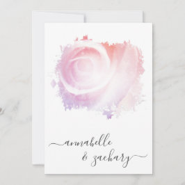 *~* QR Rosa Rosa Rose UAWG AR8 Klassik Wedding Inv Einladung