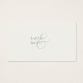 QR Sage & Ivory Geschenkkarte (Rückseite)