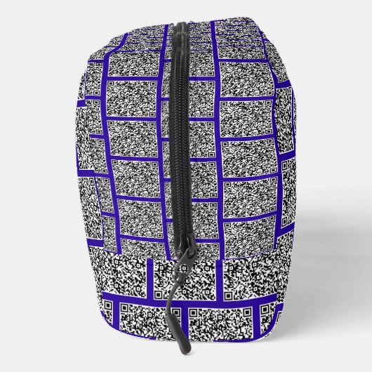 QR-Scan-Info Benutzerdefinierte Farbe Personalisie Waschbeutel (Rechts)