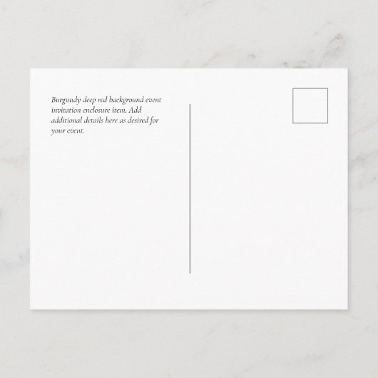 QR-SCANNING-CODE für Hochzeitsseminare - Informati Postkarte (Rückseite)