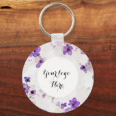 QR-Schlüsselanhänger für doppelseitige Logos Schlüsselanhänger (Vorderseite)