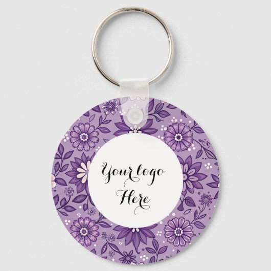 QR-Schlüsselanhänger für doppelseitige Logos Schlüsselanhänger (Vorderseite)