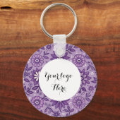 QR-Schlüsselanhänger für doppelseitige Logos Schlüsselanhänger (Vorderseite)