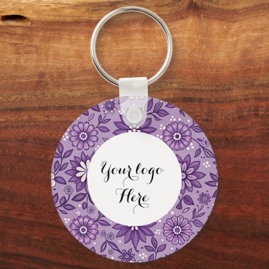 QR-Schlüsselanhänger für doppelseitige Logos Schlüsselanhänger (Vorderseite)