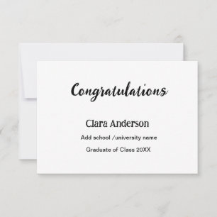 QR Schwarzes Foto Klassischer Elefant Abschluss Karte