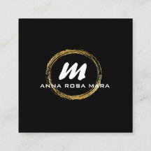 *~* QR Schwarzes Gold Dramatisches Elegant AP65