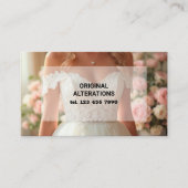 QR Seamstress Dressmaking & Alterungs Visitenkarte (Vorderseite)