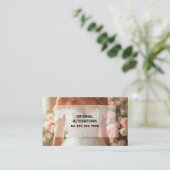 QR Seamstress Dressmaking & Alterungs Visitenkarte (Stehend Vorderseite)