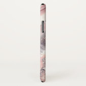 *~* QR Silver AP66 Glitzer Pink Agate Case-Mate iPhone Hülle (Hinten/Rechts)