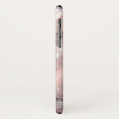 *~* QR Silver AP66 Glitzer Pink Agate Case-Mate iPhone Hülle (Hinten/Links)
