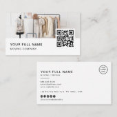 QR-Stylist-Logos für soziale Medien Visitenkarte (Vorne/Hinten)