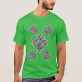 QR-T - Shirt mit benutzerdefinierten Scan-Informat (Vorderseite)