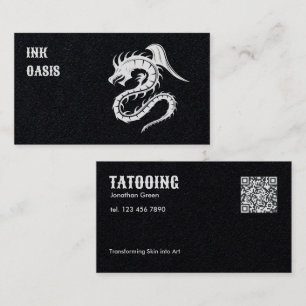 QR Tattoo Studio Visitenkarte