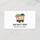 QR Trash Valet Visitenkarte (Vorderseite)