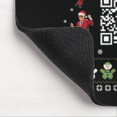 Qr Trump Dance Code Präsident Dance Code Weihnacht Mousepad (Ecke)