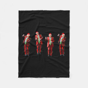 Qr Trump Dance Code Präsident sucht nach Anweisung Fleecedecke