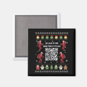 Qr Trump Dance Code Präsident sucht nach Anweisung Magnet (Vorderseite/Rückseite)