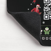 Qr Trump Dance Code Präsident sucht nach Anweisung Mousepad (Ecke)
