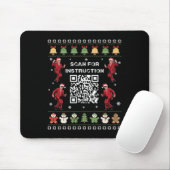 Qr Trump Dance Code Präsident sucht nach Anweisung Mousepad (Mit Mouse)