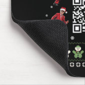 Qr Trump Dance Code Präsident sucht nach Anweisung Mousepad (Ecke)