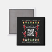 Qr Trump Dance Code President Scan For Instruction Magnet (Vorderseite/Rückseite)