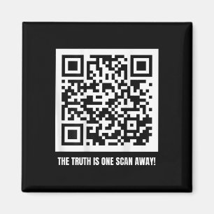 Qr Trump Dancing Code Merch Uni-Erwachsene, Schwar Magnet