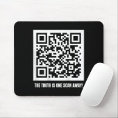 Qr Trump Dancing Code Merch Uni-Erwachsene, Schwar Mousepad (Mit Mouse)
